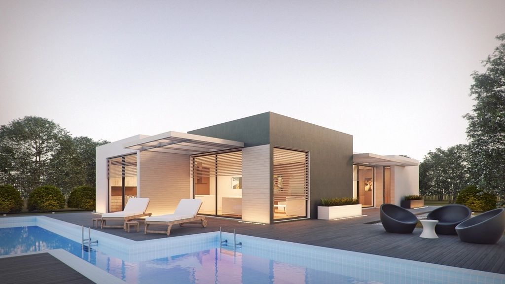 A villa with its own pool and terrace